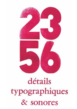 23,56 - Détails typographiques et sonores